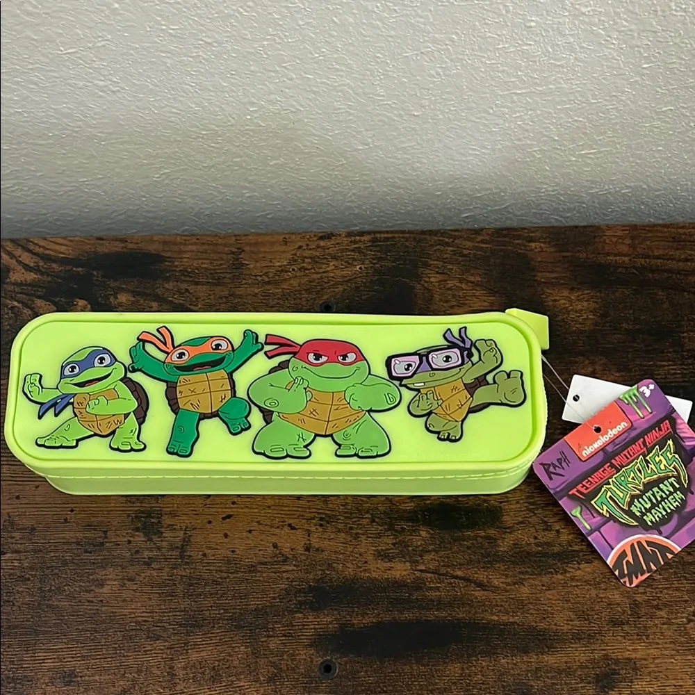 Teenage Mutant Ninja Turtles Mutant Mayhem Pencil Case Nickelodeon School Office